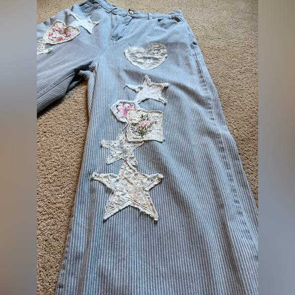 POL Blue Striped Jeans - Picture 2 of 7